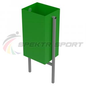 Купить Урна для мусора прямоугольная 370х250х650 мм в Таштаголе 