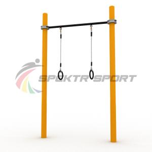 Купить Турник классический для занятий Воркаут с кольцами SP WRK-07 + Rings_76mm в Таштаголе 